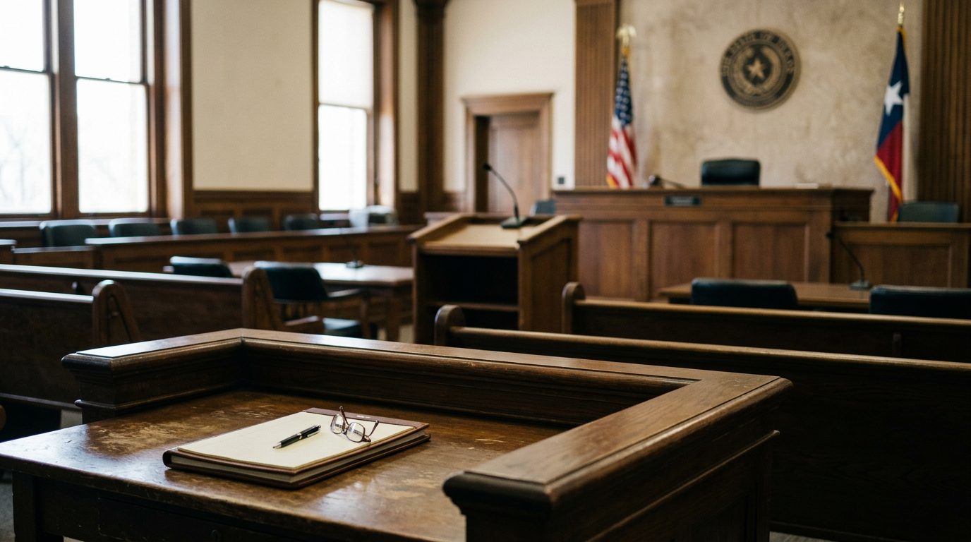 Collin County Sex Crimes Lawyer | Barbieri Law Firm. a realistic, non-graphic photo of the setting of collin county sex crimes: the place and the objects involved, no injured people, no medical equipment, no wheelchairs or walkers