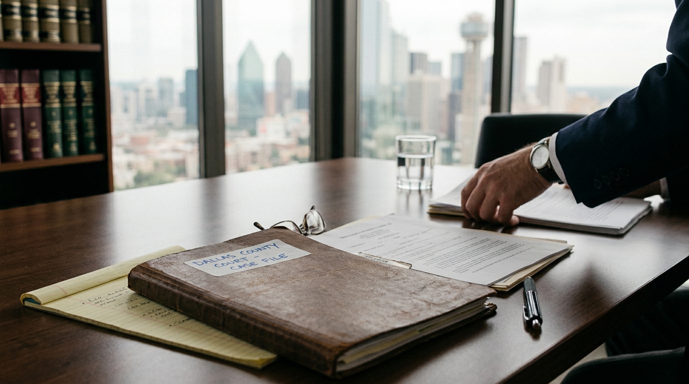 Dallas Sex Crimes Lawyer for Indecency Charges. a realistic, non-graphic photo of the setting of dallas sex crimes indecency charges: the place and the objects involved, no injured people, no medical equipment, no wheelchairs or walkers